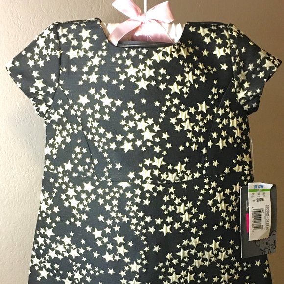 KOALA KIK Black with Gold Stars Dress - NEW WITH TAGS! - Picture 3 of 11
